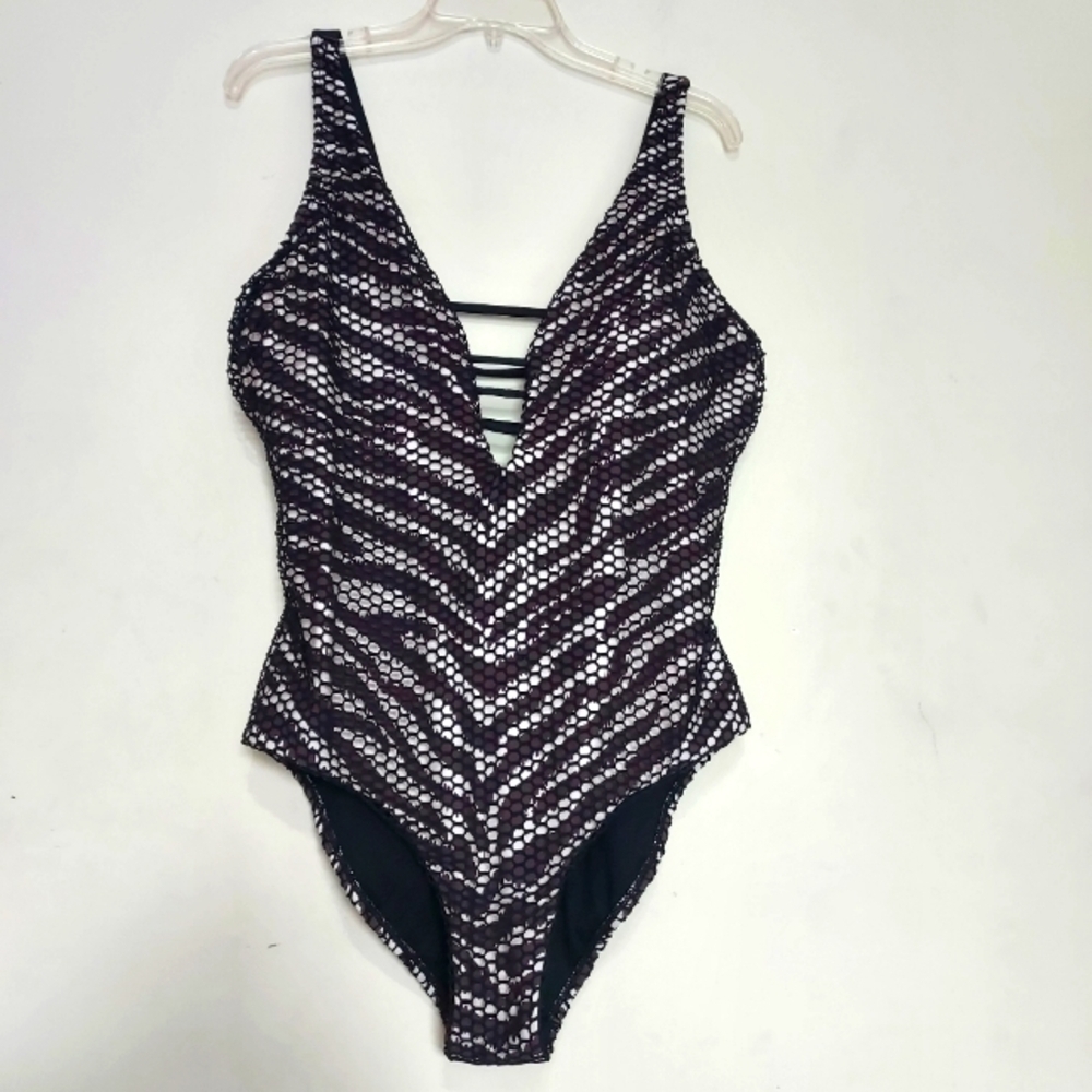 SWIMSUITS for all Mesh Crochet deals One Piece Swimwear Sz-16